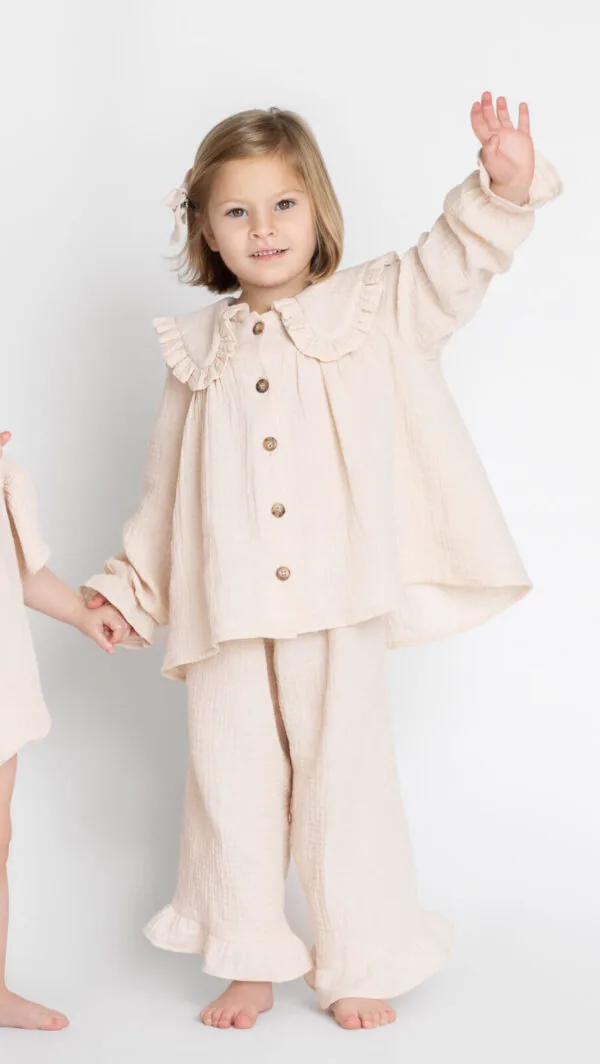 Blouse and Pants Lounge Set Pattern 'The Royal Set'