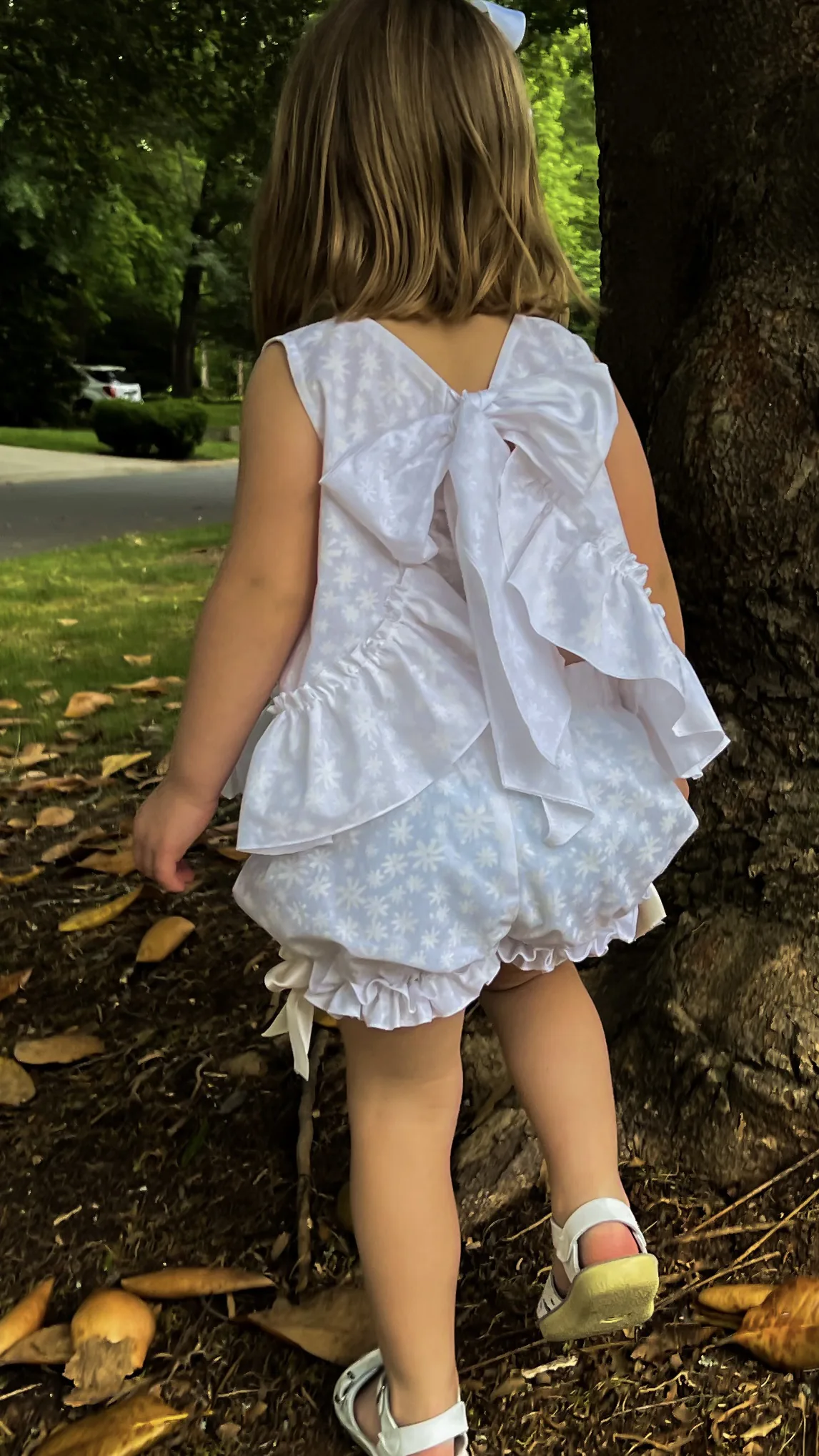 Girls Pinafore Top and Shorts Pattern 'Princess Off-Duty' - Image 3