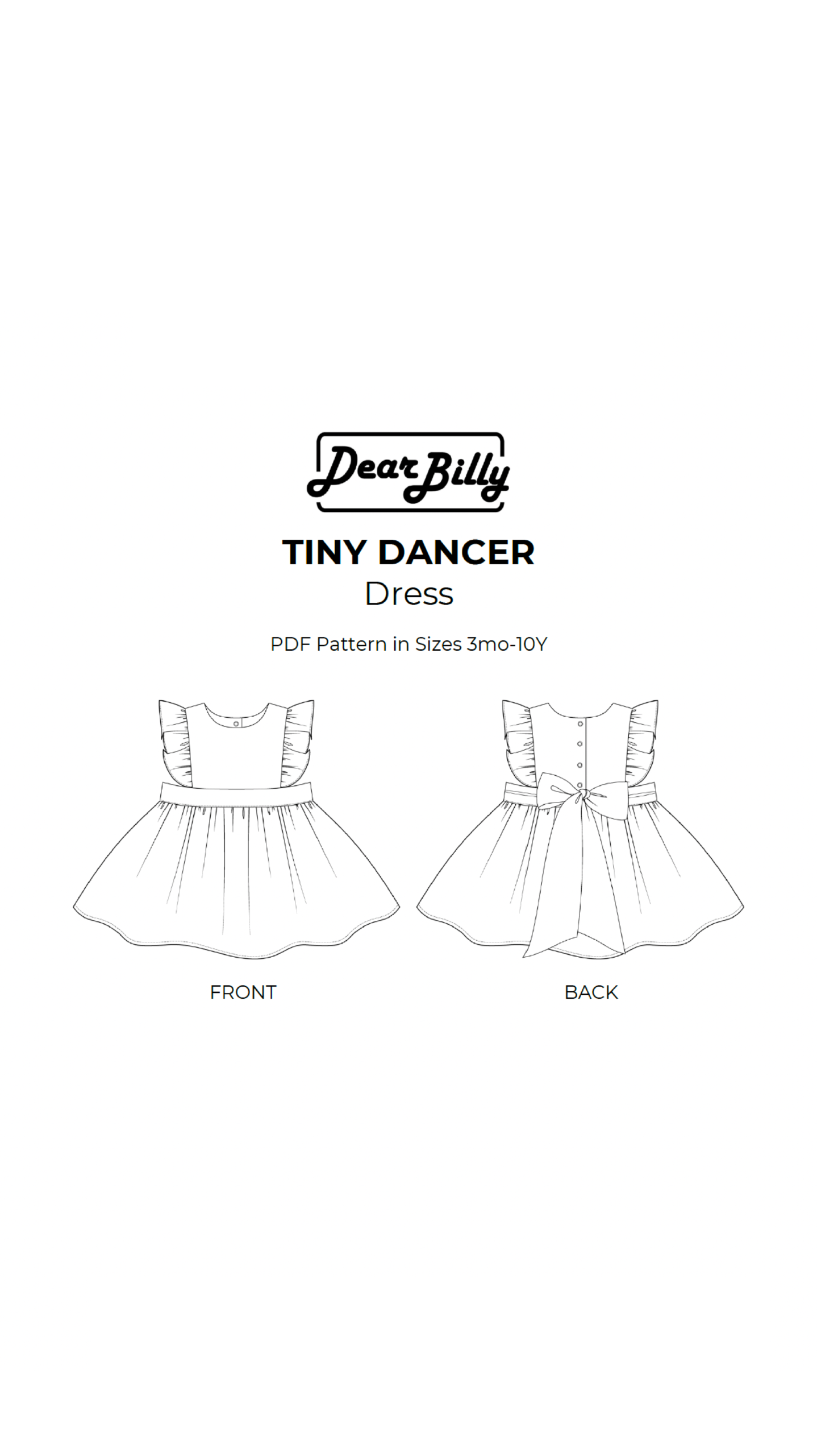 Ruffle Pinafore Dress 'Tiny Dancer' Pattern - Image 8