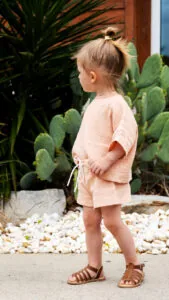 Top and Shorts Lounge Set Pattern 'Hello Sailor'