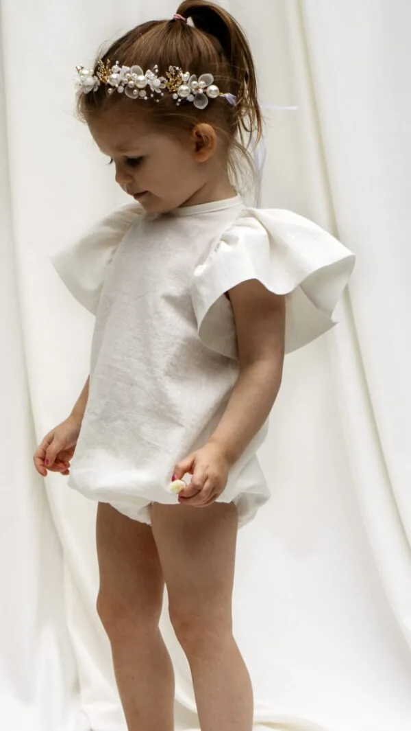 Baby Girl Playsuit Pattern 'The Little Swan'