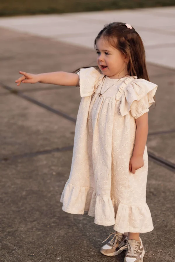 Ruffle Shoulder Dress + Blouse PDF Sewing Pattern 3/6M-10Y - Image 3