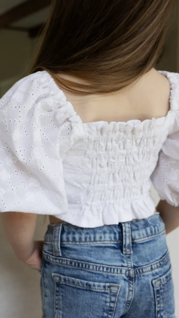 Puff Sleeve Top PDF Sewing Pattern 1T-12Y - Image 5