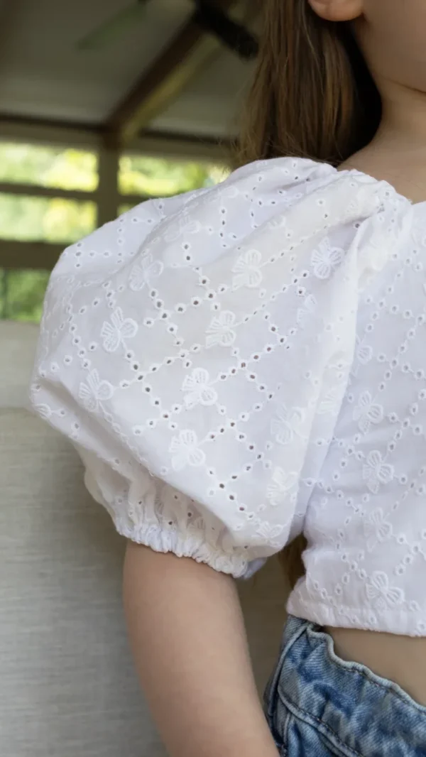 Puff Sleeve Top PDF Sewing Pattern 1T-12Y - Image 9