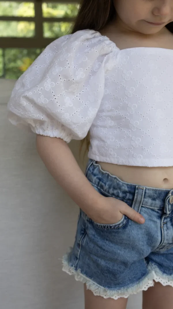 Puff Sleeve Top PDF Sewing Pattern 1T-12Y - Image 8