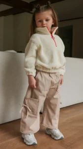 kids quarter zip sweatshirt