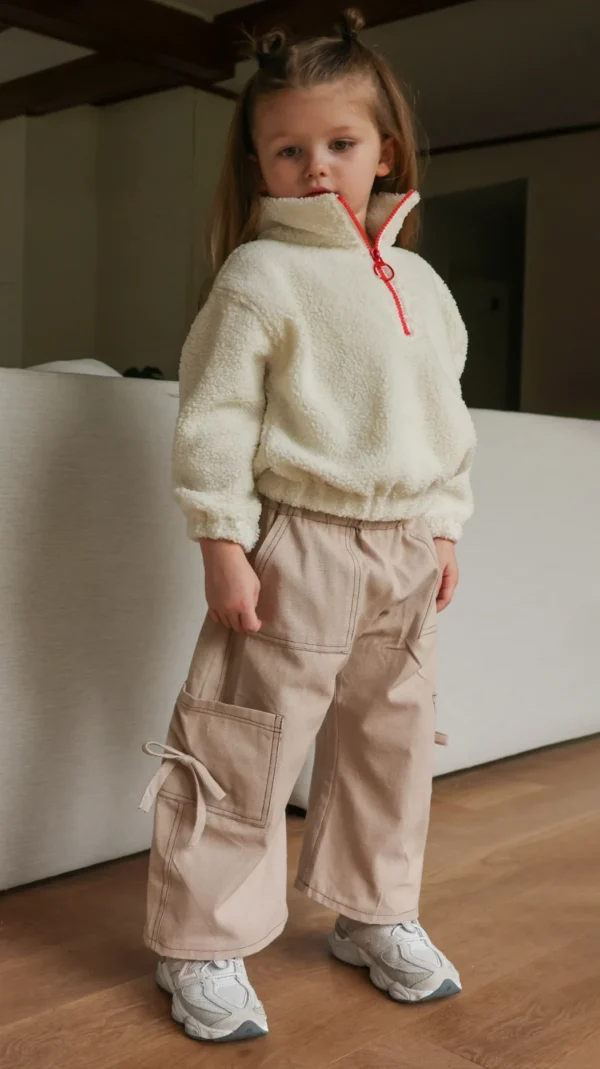 kids quarter zip sweatshirt