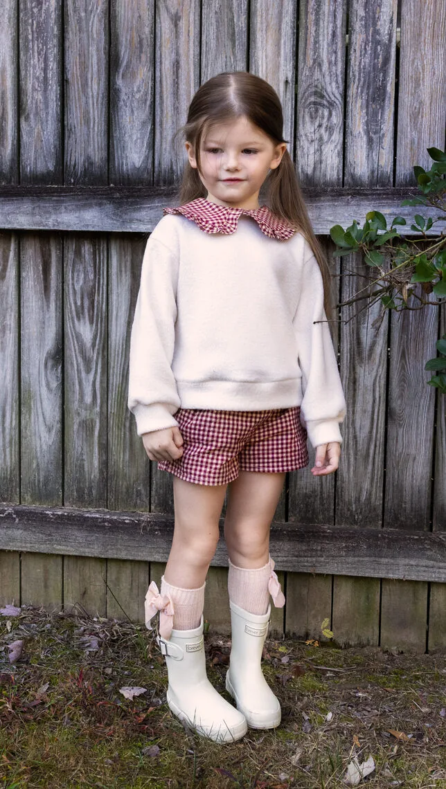 Ruffle Collar Pullover PDF Sewing Pattern 12M-12Y - Image 4