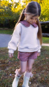 Collared Sweatshirt PDF Sewing Pattern 12M-12Y