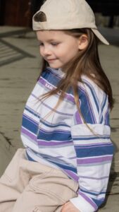 Unisex Long Sleeve T-Shirt PDF Sewing Pattern 12M-12Y