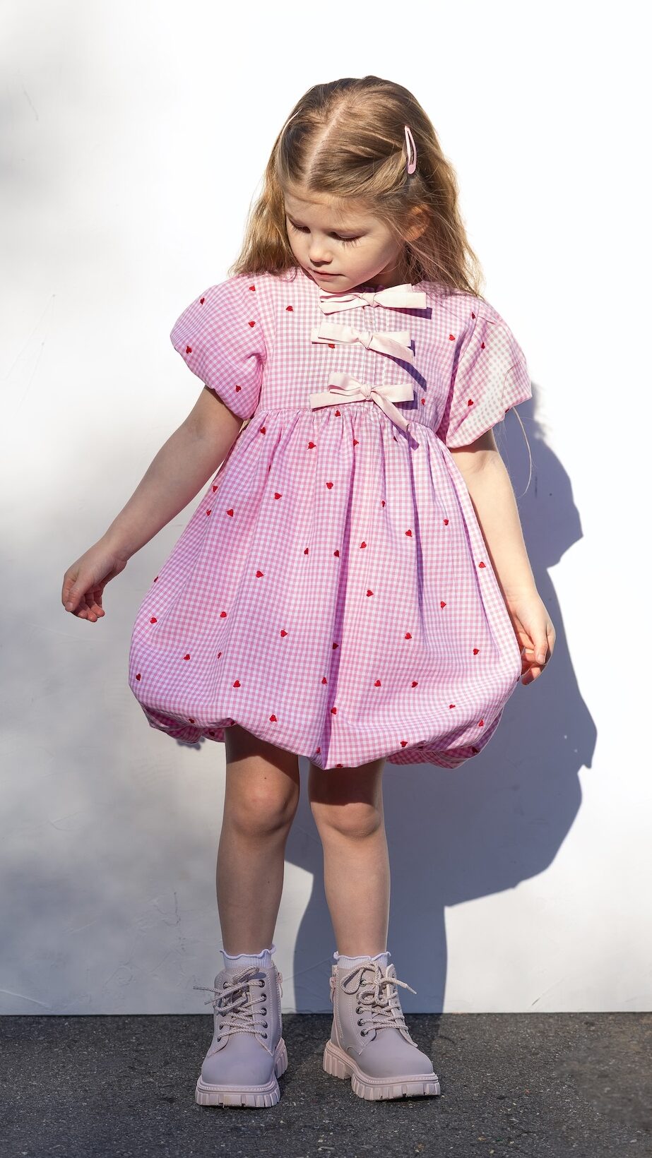 PDF Sewing Pattern Valentine's Day Dress for Girls