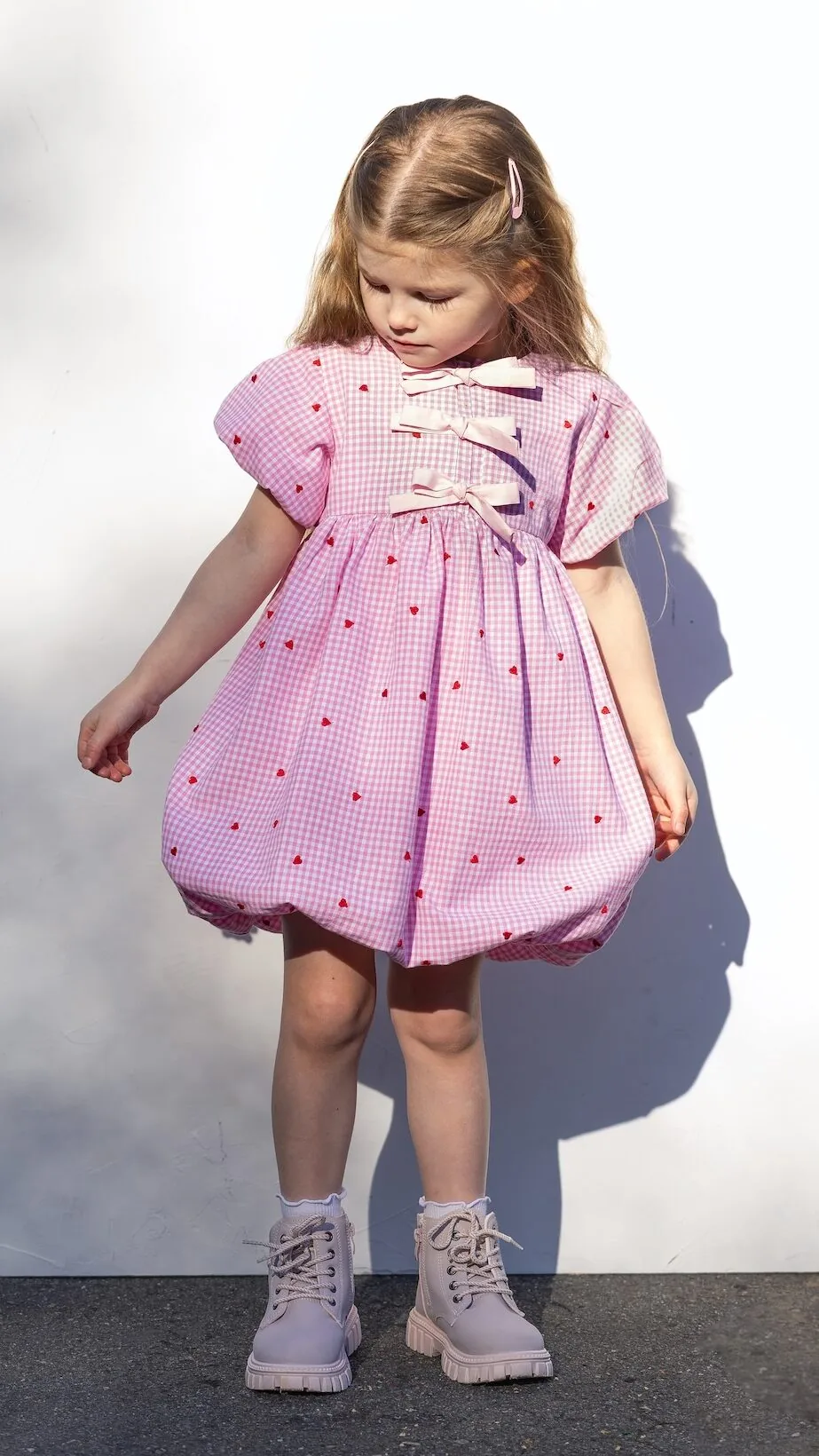 PDF Sewing Pattern Valentine's Day Dress for Girls