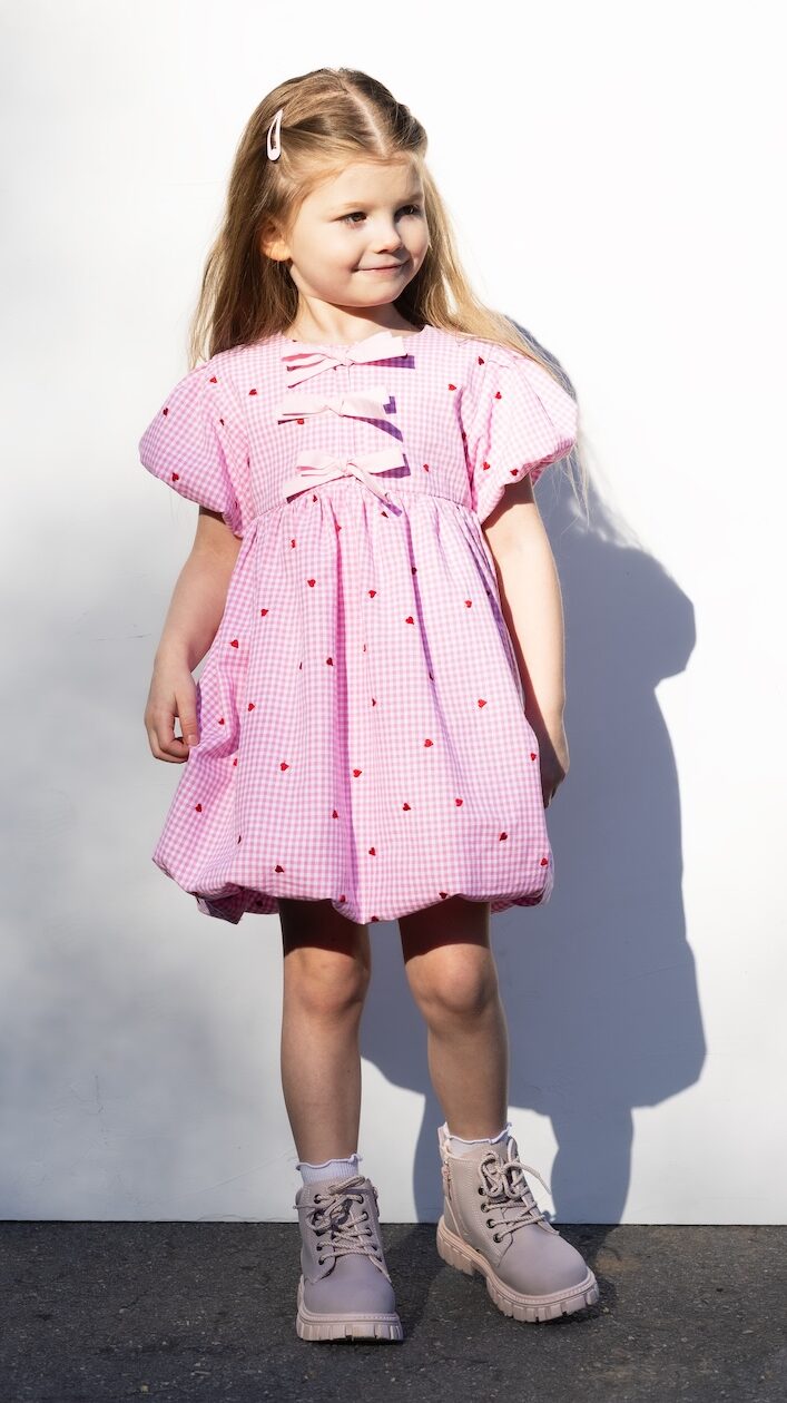 Girls Bubble Hem Dress PDF Sewing Pattern