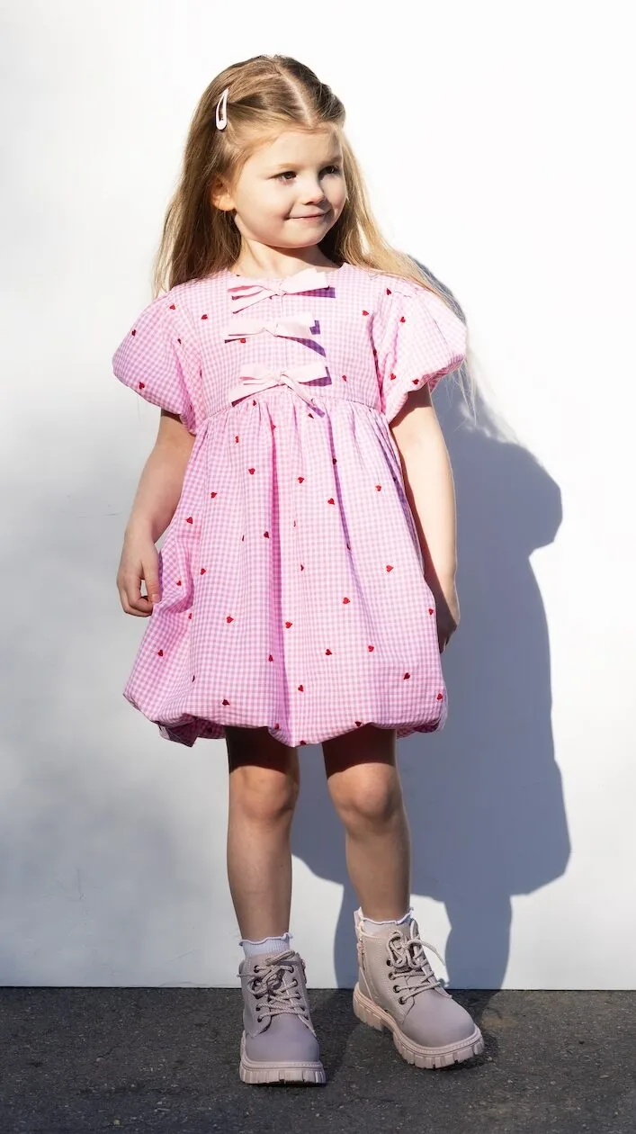 Girls Bubble Hem Dress PDF Sewing Pattern