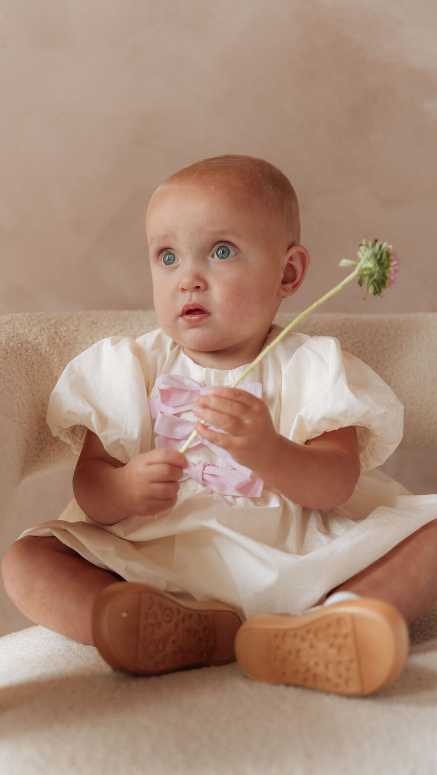 DearBillyPatterns puff dress PDF sewing pattern with bows