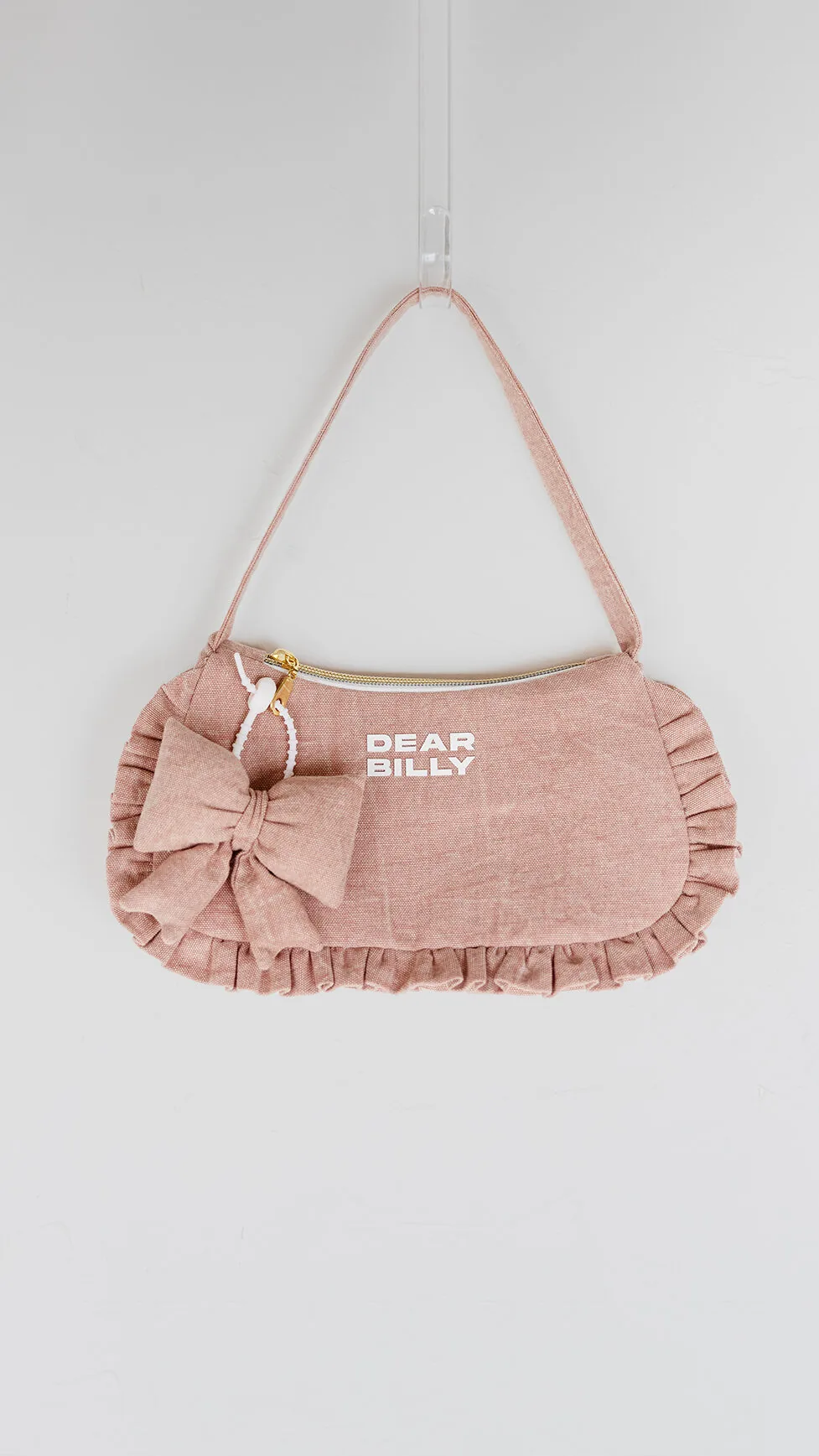 Small structured shoulder bag with ruffles sewing pattern PDF