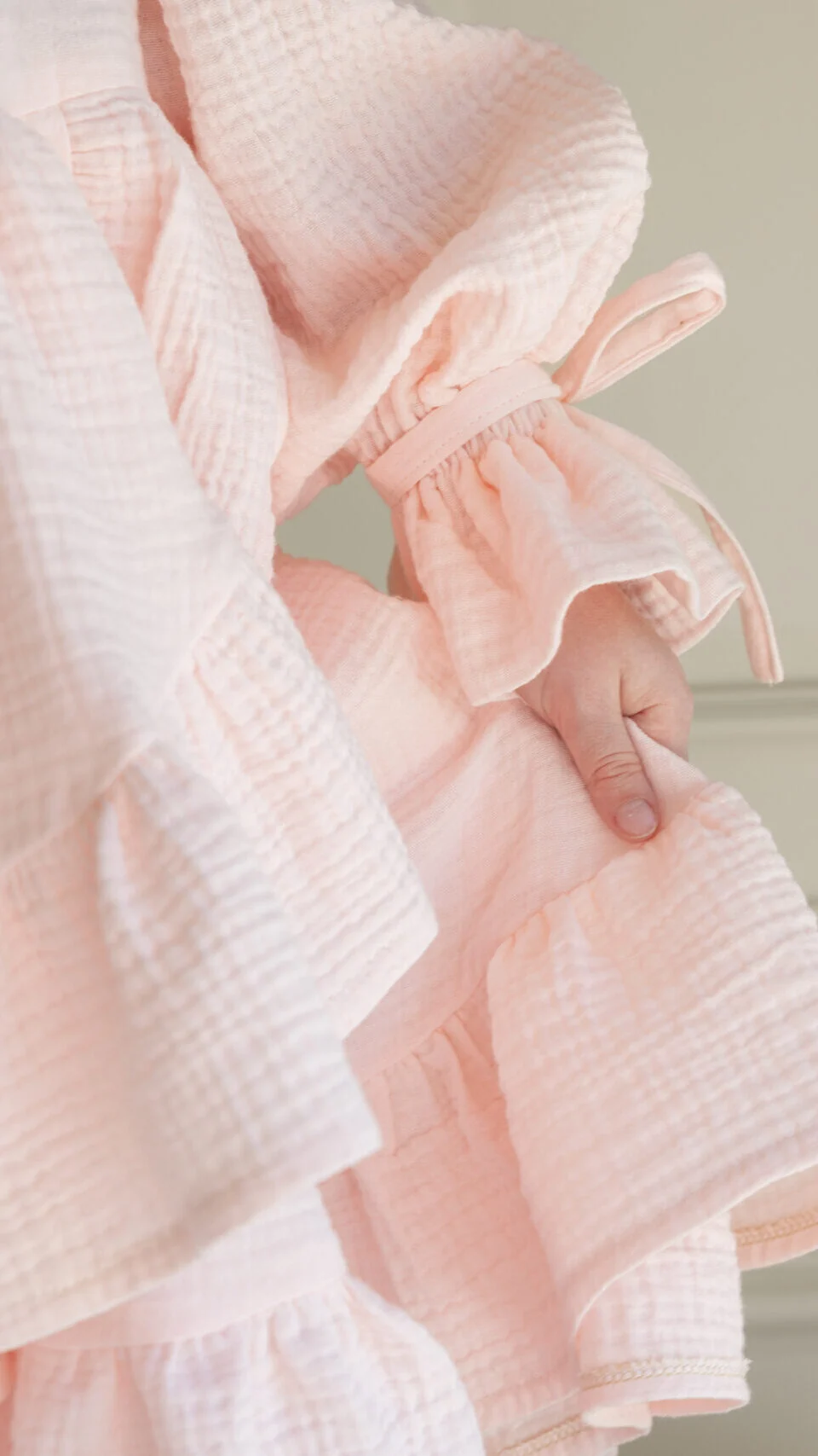 puff sleeve ruffle dress sewing pattern pdf for girls wrap dress style