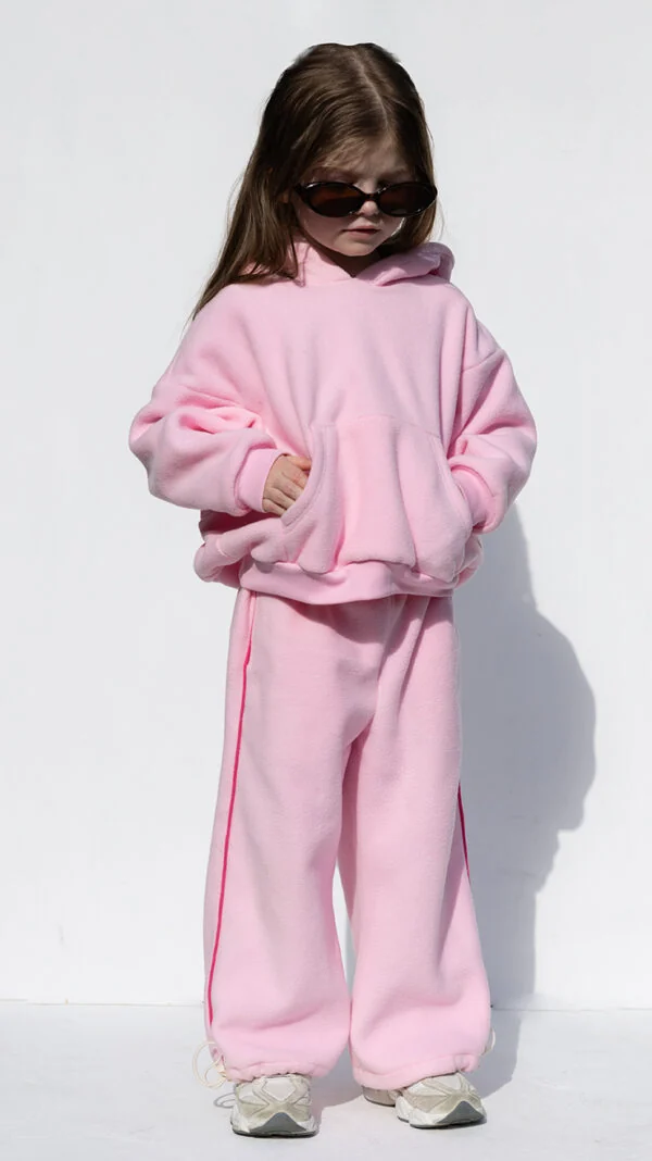 Modern unisex kids hoodie sewing pattern PDF