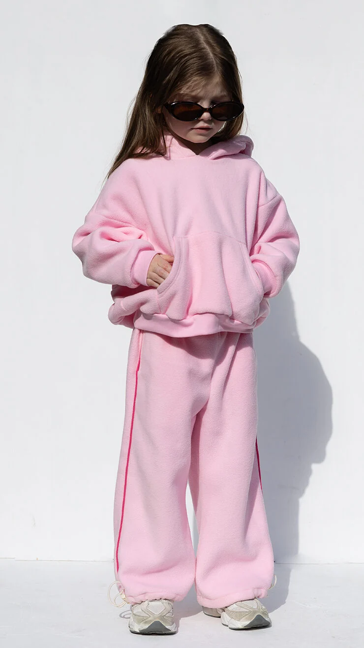 Modern unisex kids hoodie sewing pattern PDF