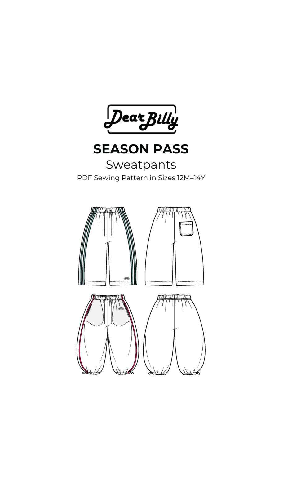 Kids Trendy Sweatpants Unisex